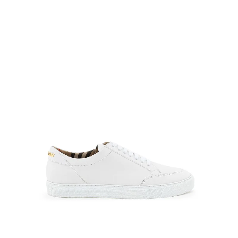 Save Big Burberry  Leather Women's Sneaker