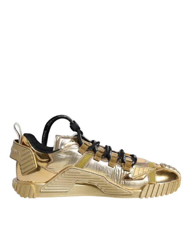 Find Your Unique Flair Dolce & Gabbana Metallic  NS1 Low Top Sneakers Women's Shoes (Pre-Owned)