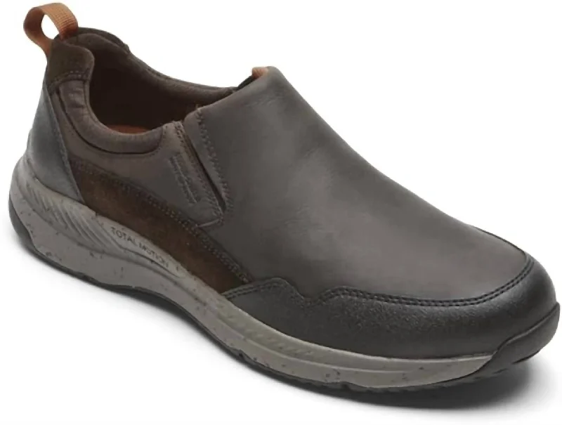 Seasonal Picks Men's Total Motion Trail Waterproof Slip On Shoes In Brown