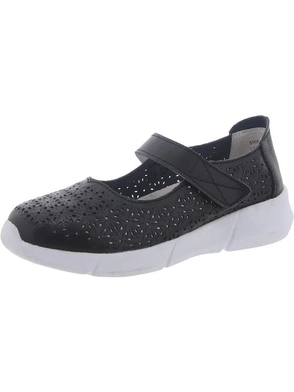 Slip-Resistant Footwear Promotion Shirlele Womens Leather Lifestyle Casual and Fashion Sneakers