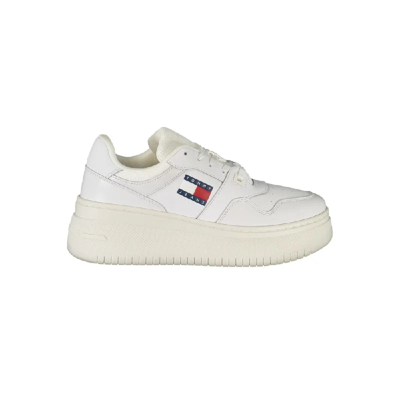 Stylish Shoe Discounts Tommy Hilfiger  Leather Women Women's Sneaker