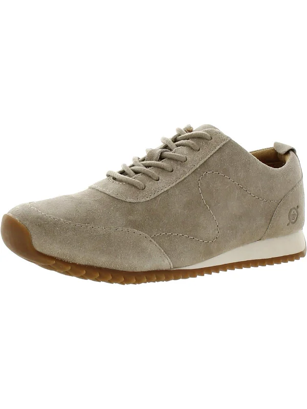 Trend Leading Collection Womens Suede Lace-Up Casual And Fashion Sneakers