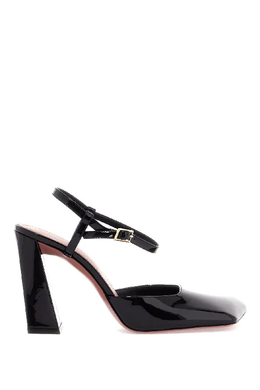 New Styles Just In Amina Muaddi 'charlotte Patent Leather DãCol