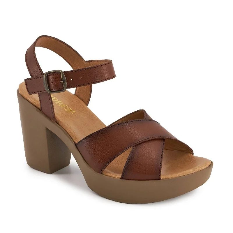 Limited Time Offer Andrea Comfort Classic Heel Ankle Strap Sandals