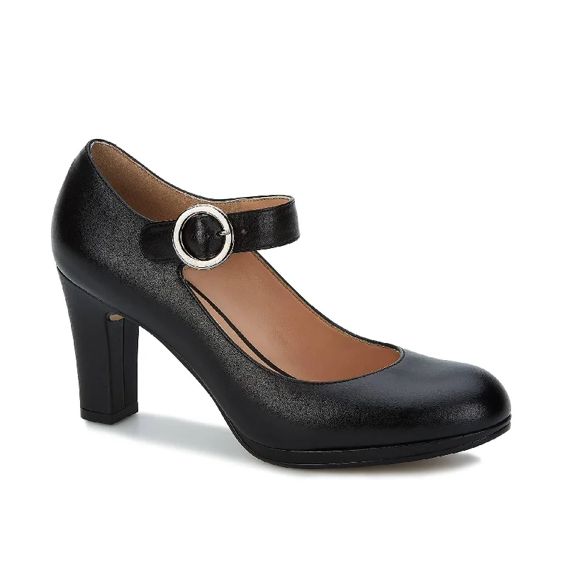 Unbeatable Prices Andrea Leather Heels With Ankle Strap