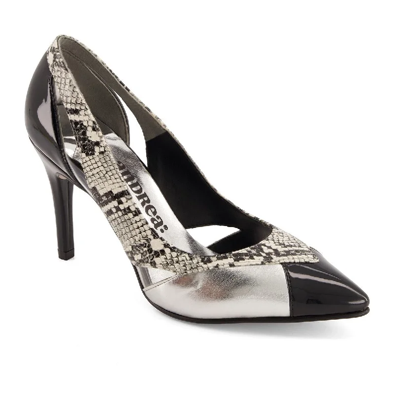 Season Offer Andrea Premium High Heels Python Stilettos