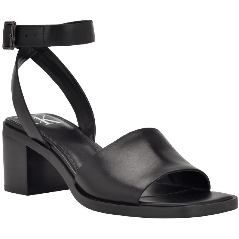 Massive Selection Sale Calvin Klein Womens Leather Ankle Strap