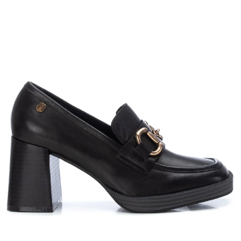 Unbeatable Deals Carmela CollectionWomen's Leather Heeled Loafers By XTI