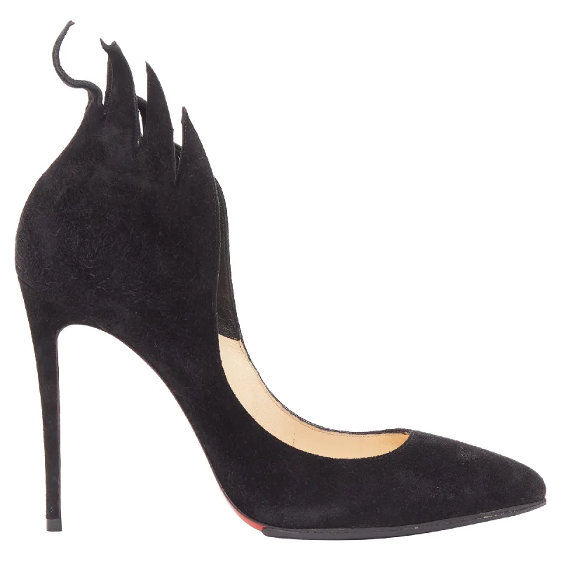 Fashion Forward, Function First Christian Louboutin Victorina suede stiletto pigalle pump