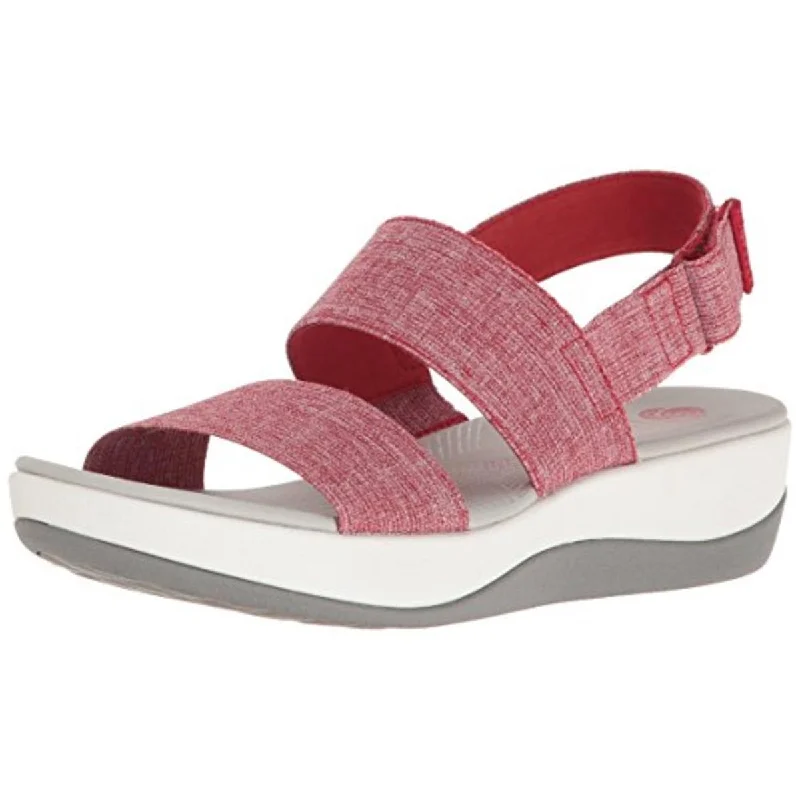 Discover Now Clarks Womens Arla Jacory Woven Casual Wedge Sandals