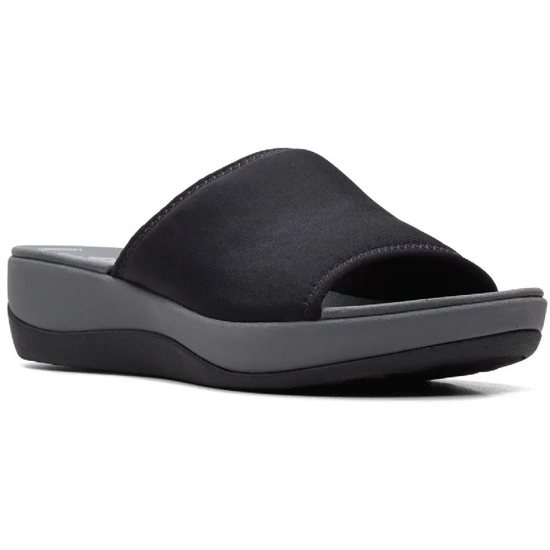 Functional Comfort Shoes Deals Clarks Womens Arla Nora Slip On Platform Slide Sandals