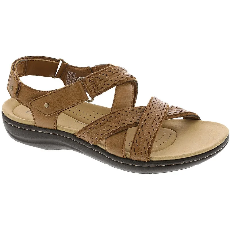 Latest Trends Clarks Womens Laurieann Rena Leather Casual Strappy Sandals