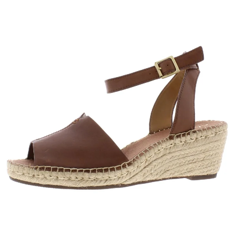 Comfortable Slip-On Shoes Clarks Womens Petrina Selma Leather Sandals Espadrilles