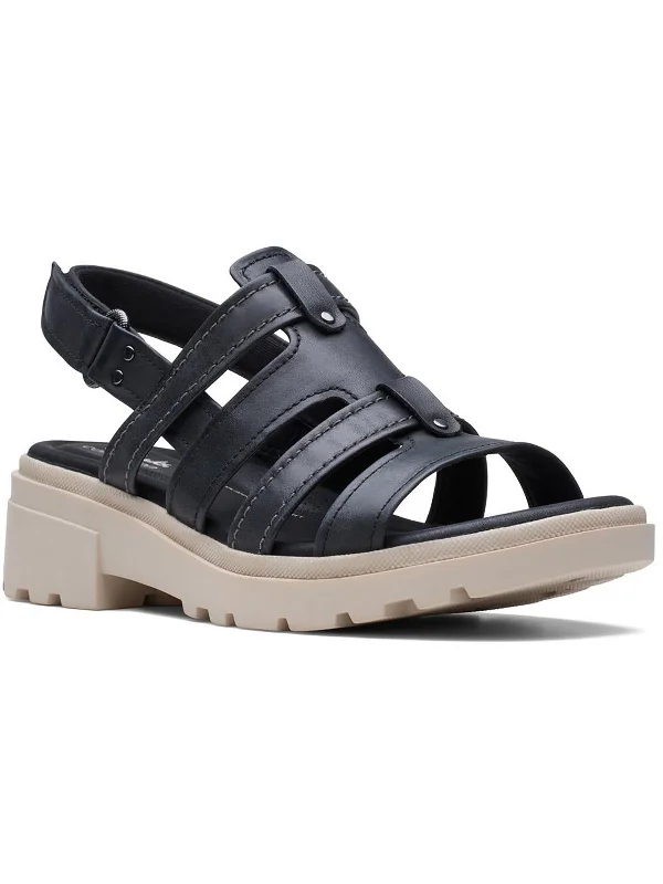 New Arrival Discount Coast Shine Womens Leather Ankle Strap Strappy Sandals