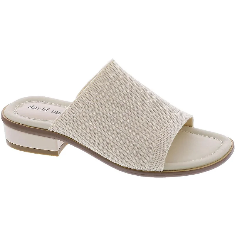 Chic Style, Always In Vogue David Tate Womens Maria Knit Slip-On Slide Sandals