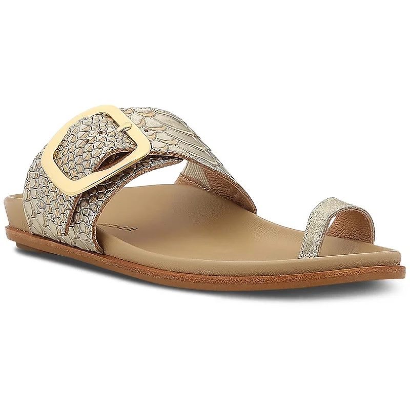 Retro Style Promotions Donald J. Pliner Womens Lorenzo Slip On Flat Slide Sandals