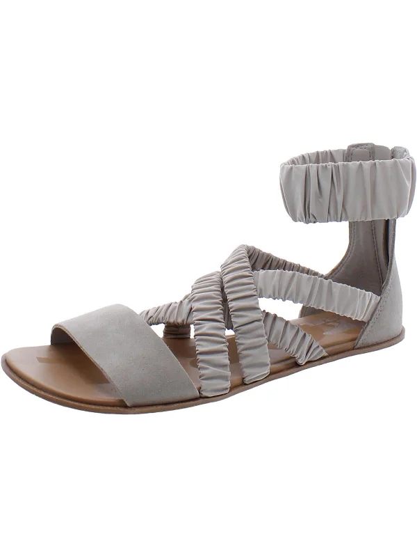 Luxury Casual Deals Ella II Womens Suede Ankle Strap Gladiator Sandals