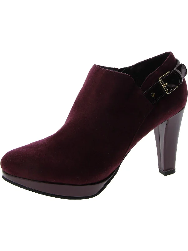 Holiday Attire Sale Esme Womens Faux Suede Buckle Mules