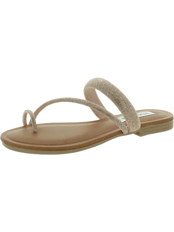 Stylish Shoe Discounts Fiorra Womens Open Toe Slip On Slide Sandals