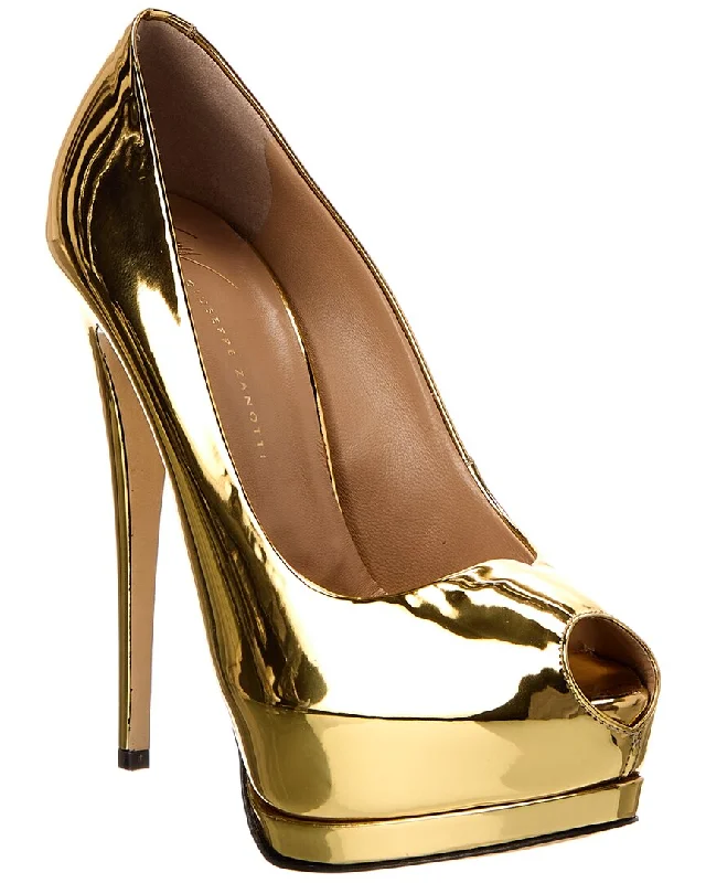 Playful Fashion Offers Giuseppe Zanotti Sharon 105 Leather Pump