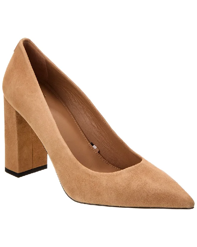 Avant-Garde Style Promotions Hugo Boss Janet Chunky Suede Pump