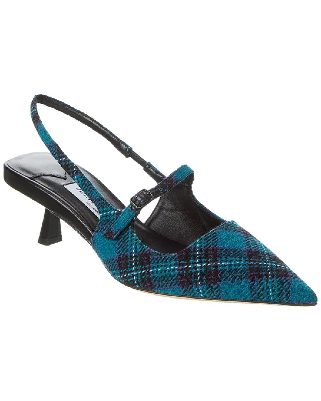 Limited Time Offers Jimmy Choo Didi 45 Tartan Slingback Pump