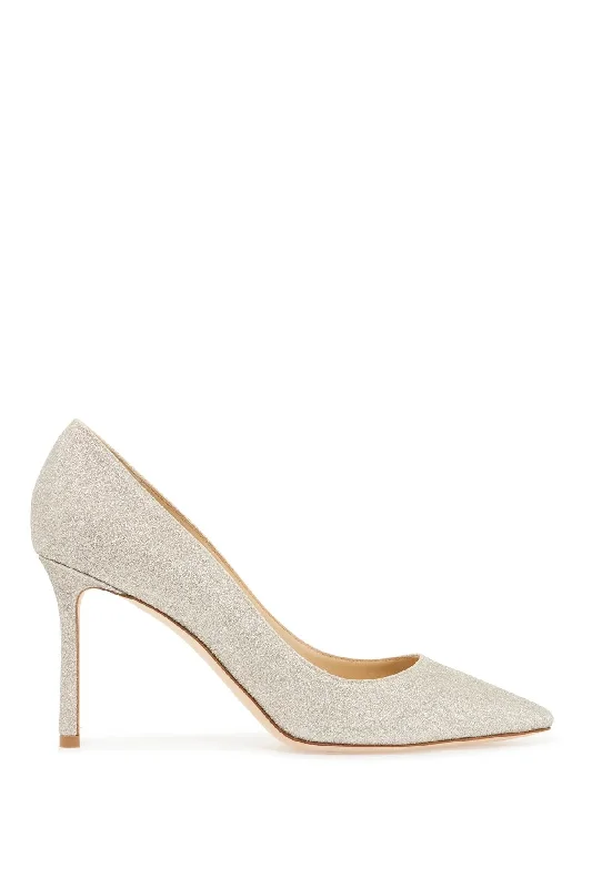 New Arrivals Jimmy Choo Romy 85 Dusty Glitter Pumps