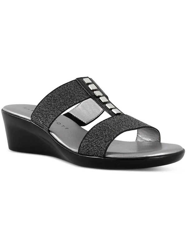 Stylish Looks KS-Shirma Womens Slip On Dressy Slide Sandals