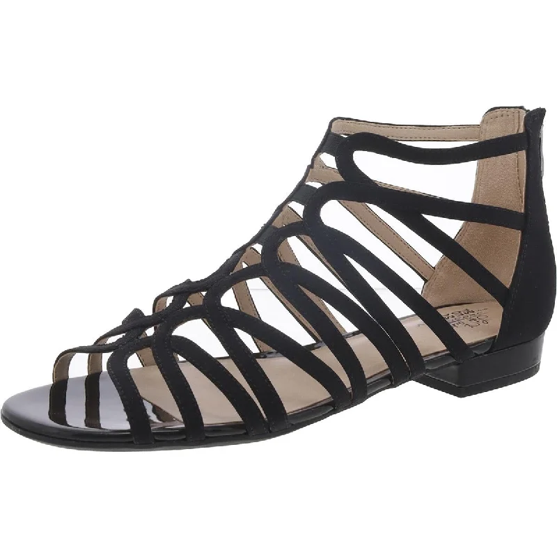 Vibrant Style Promotions LifeStride Womens Canvas Strappy Gladiator Sandals