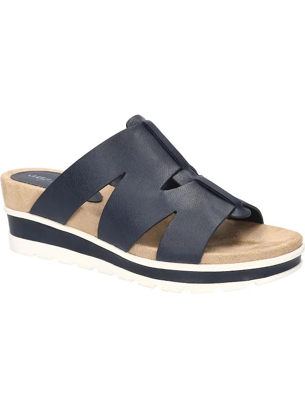 Sale Event, Prices Rock Mauna Womens Faux Leather Wedge Sandals