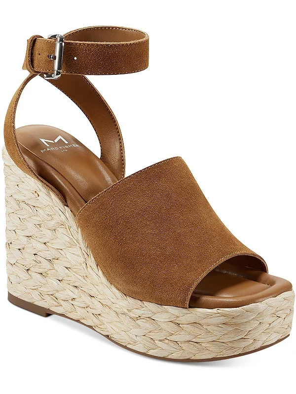 Casual Yet Chic Sales Nelly Womens Suede Woven Wedge Sandals