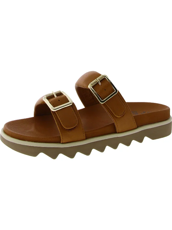 Huge Discounts This Week NIFTY Womens Flats Leather Slide Sandals