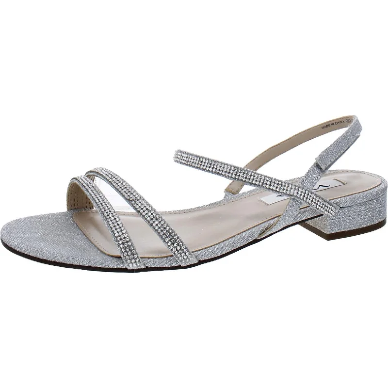 Unbeatable Deals Nina Womens Sarita  Glitter Slingback Sandals