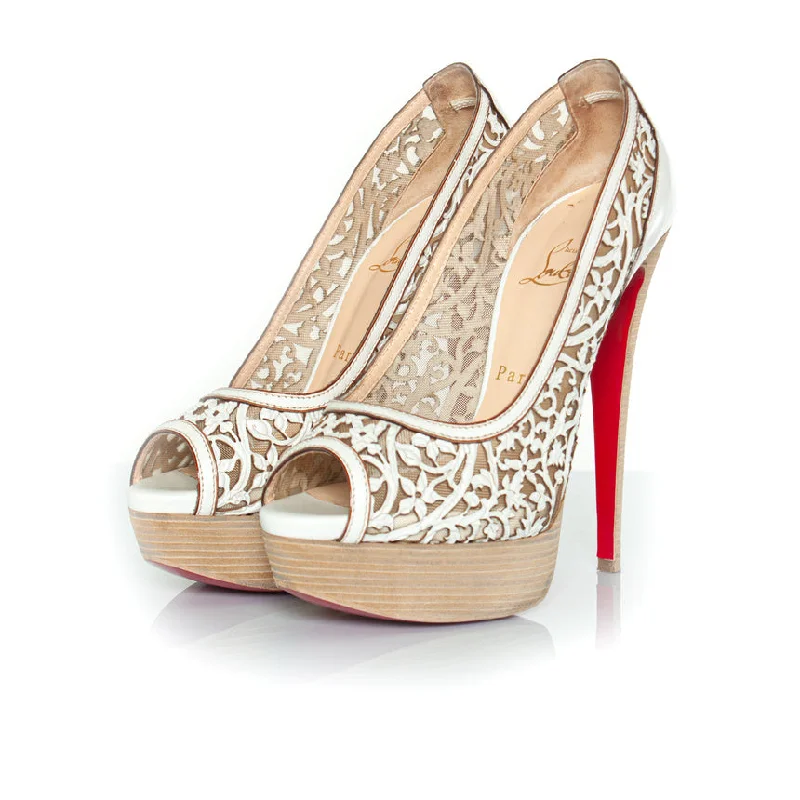 High-Quality Casual Shoes pampas lasercut pump