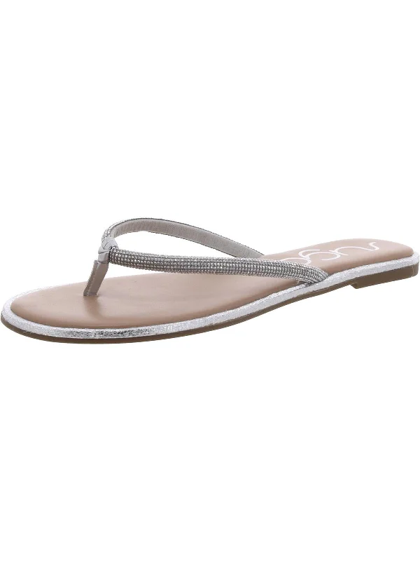 Polished Style Deals PETITION Womens Thong Slip on Flatform Sandals