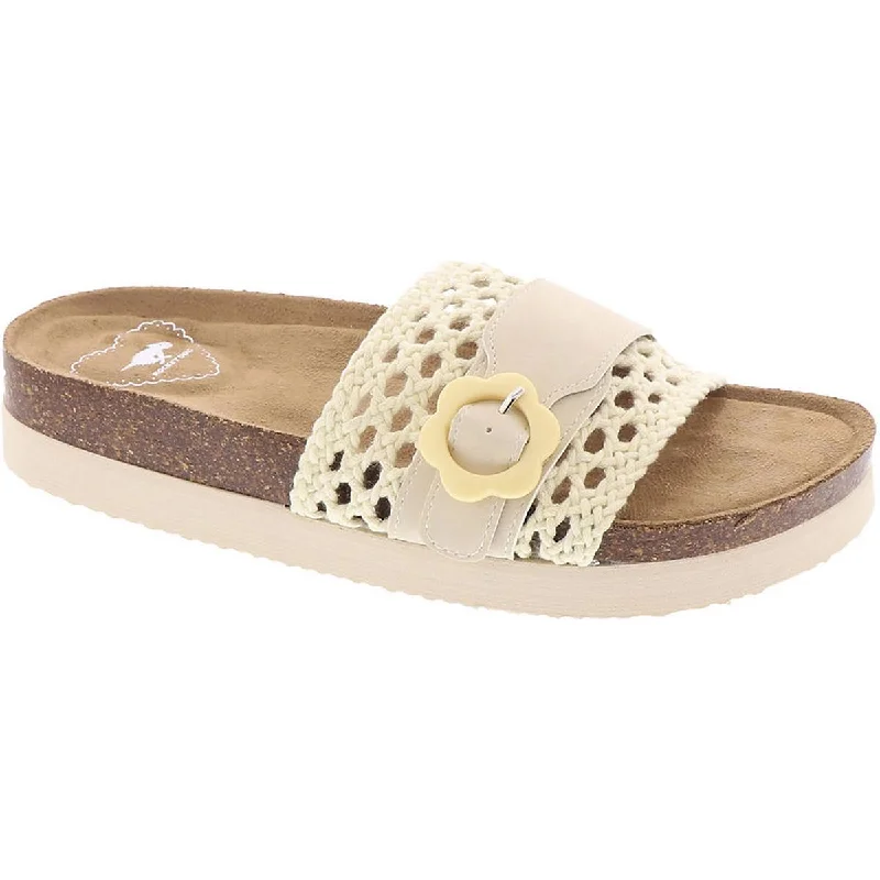 Seasonal Clearance Rocket Dog Womens Alma Woven Buckle Slide Sandals