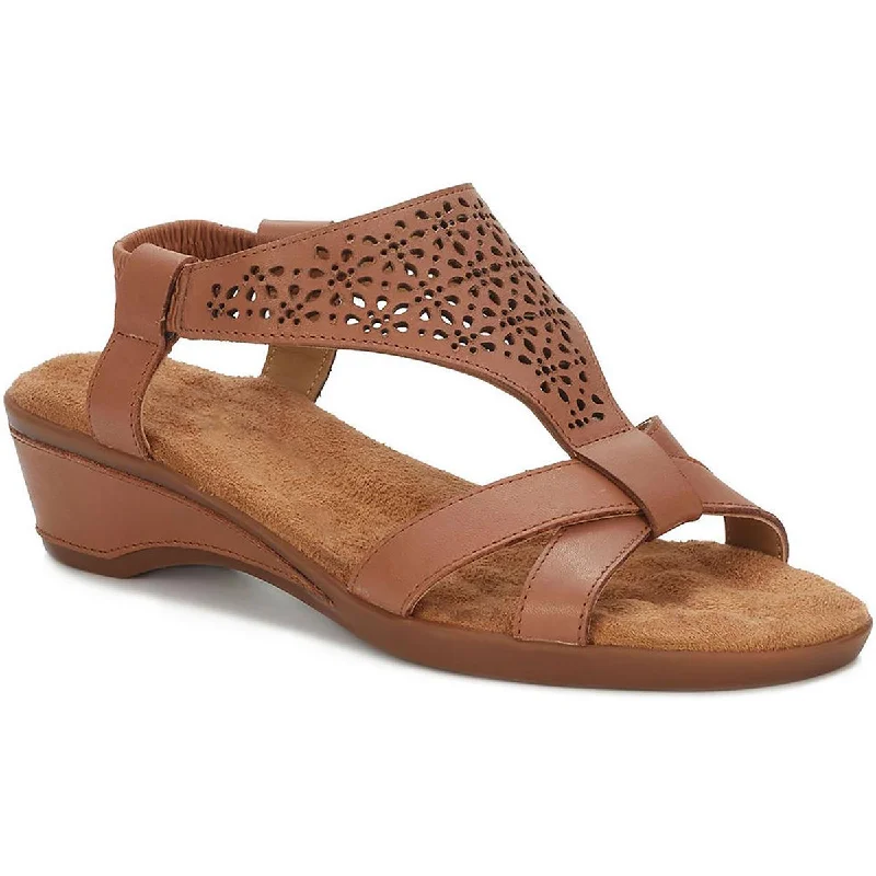 Flash Sale Or Flash Sales Ros Hommerson Womens Kitsy Leather T-Strap Slingback Sandals