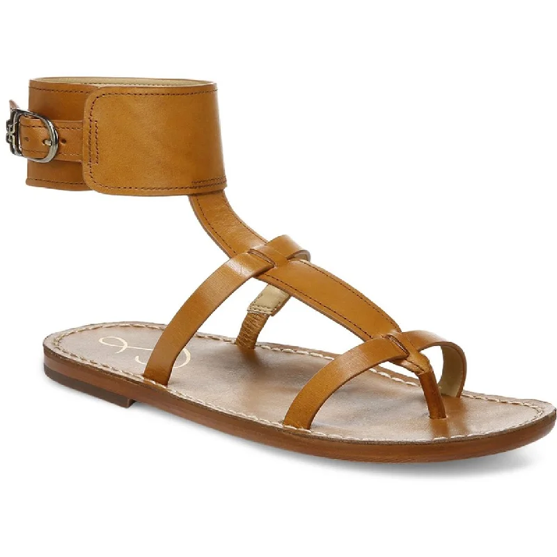 Smart Casual Deals Sam Edelman Womens Mollie Leather Gladiator Sandals