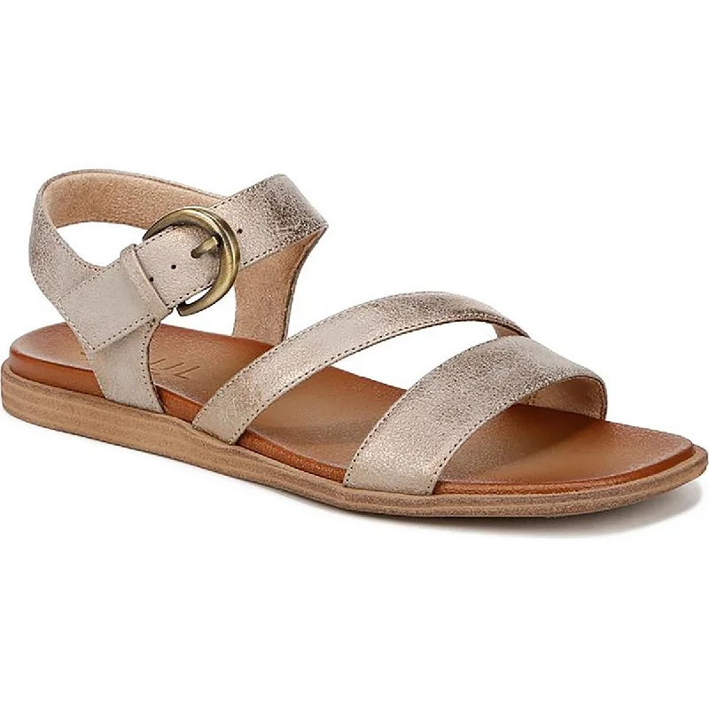 Stylish Looks SOUL Naturalizer Womens Jayvee Faux Leather Square Toe Slingback Sandals