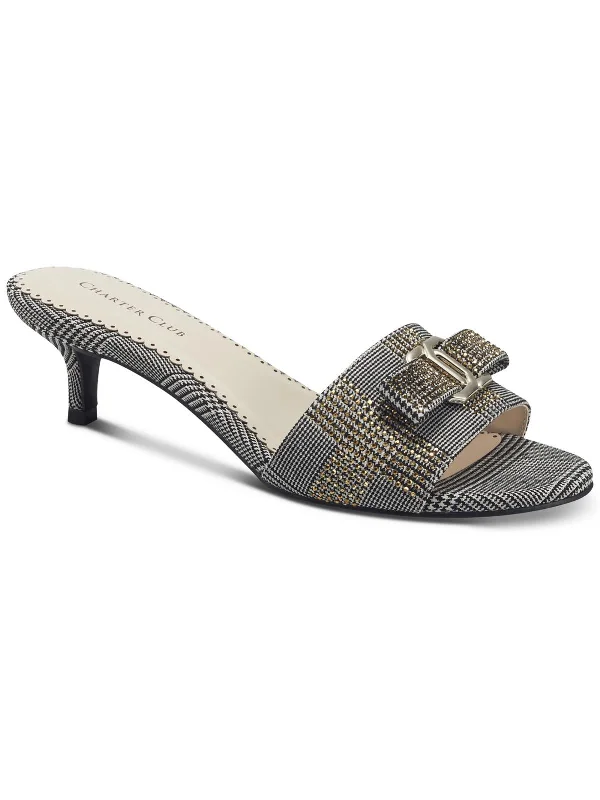 Explore What's New Tessa Womens Embellished Slip On Heels