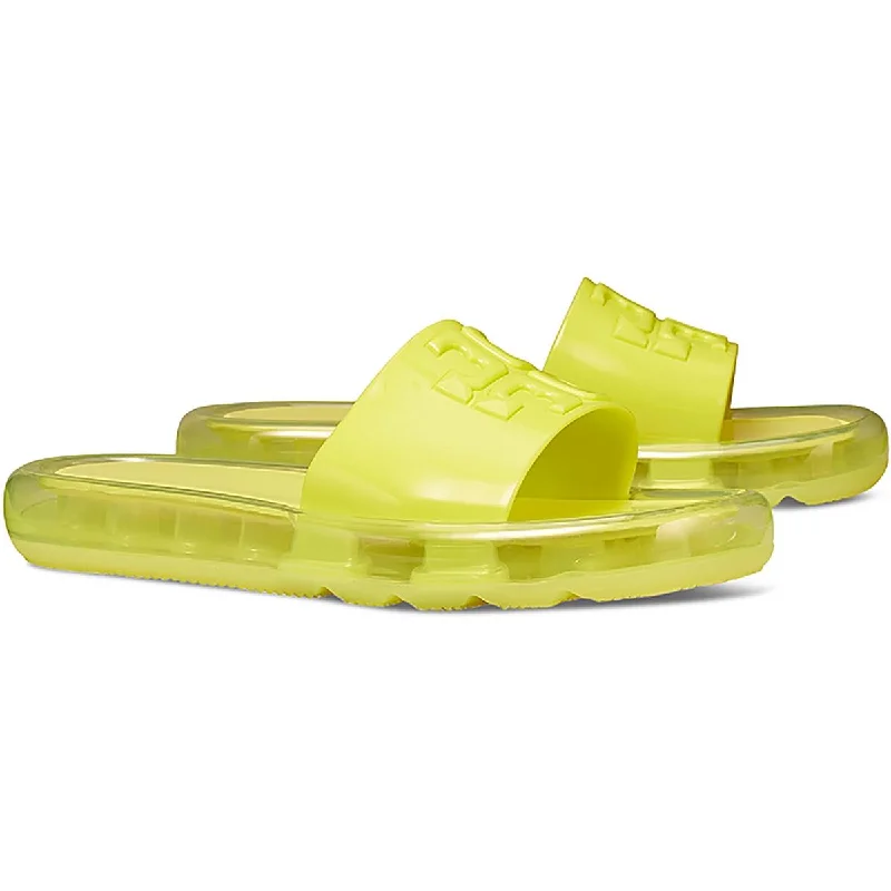 Trendy Styles Tory Burch Womens Bubble Jelly Logo Slide Jelly Sandals