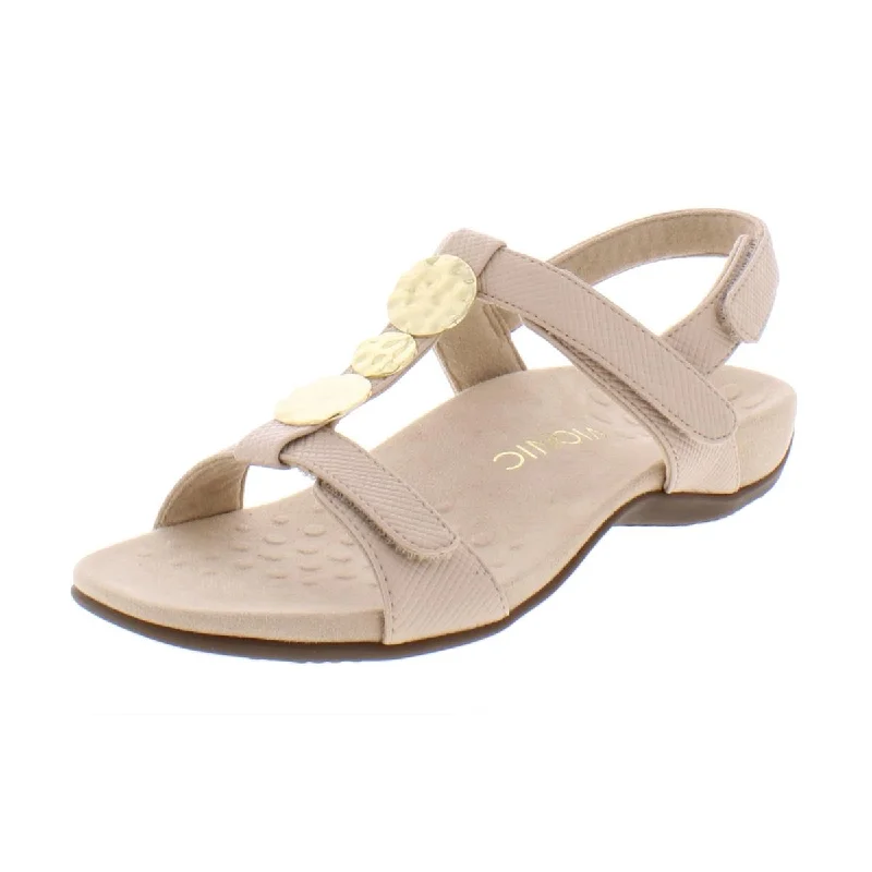 Urban Style Promotions Vionic Womens Farra Lizard T-Strap Slingback Sandals