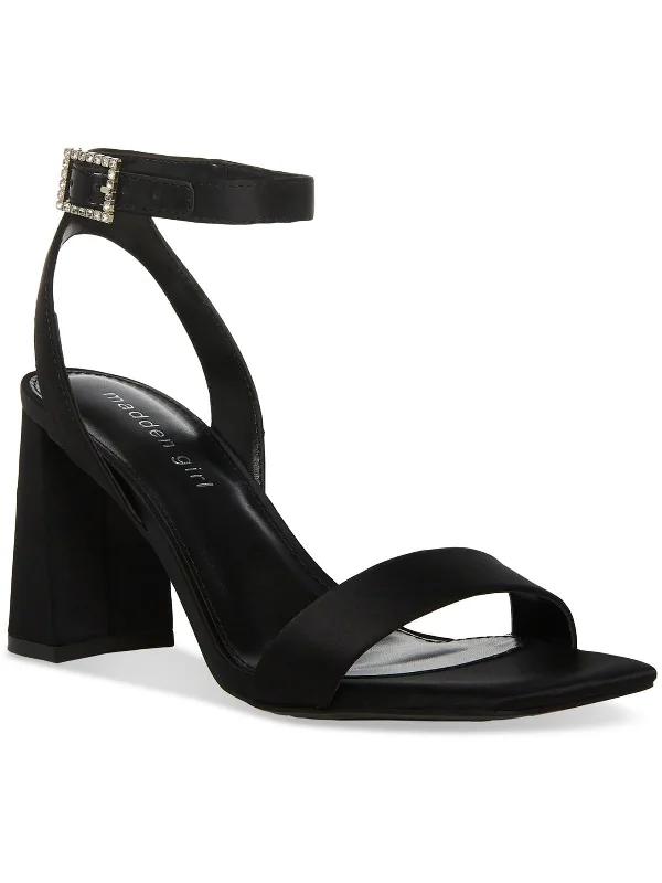 Vintage-Inspired Style Offers Winnii Womens Satin Block Heel