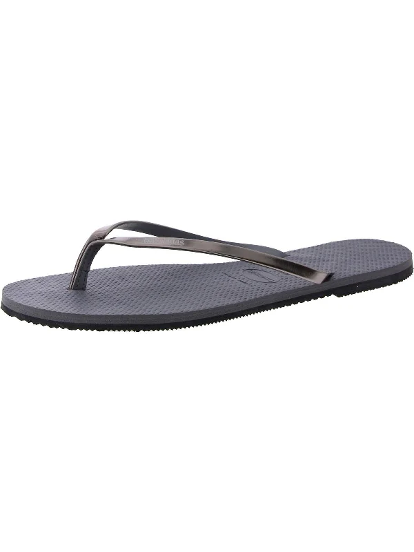 Avant-Garde Style Promotions Womens Metallic Slip On Thong Sandals