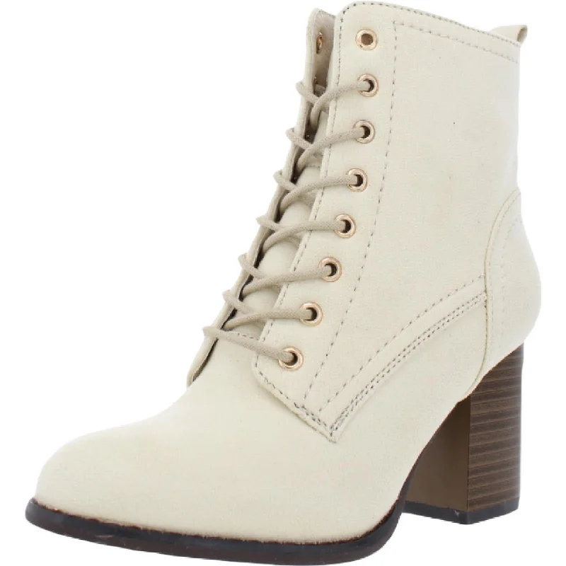 Huge Discounts This Week Baylor Womens Faux-Suede Lace-Up Ankle Boots