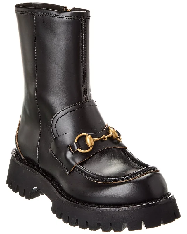 Latest Trends Gucci Horsebit Leather Boot