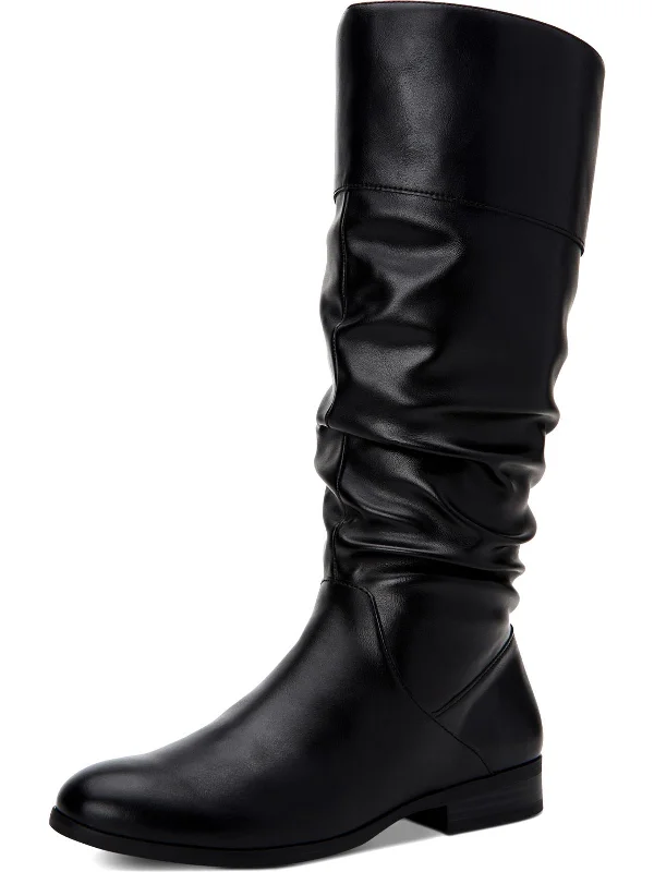 Unleash Your Fashion Kelimae Womens Wide Calf Knee-High Boots