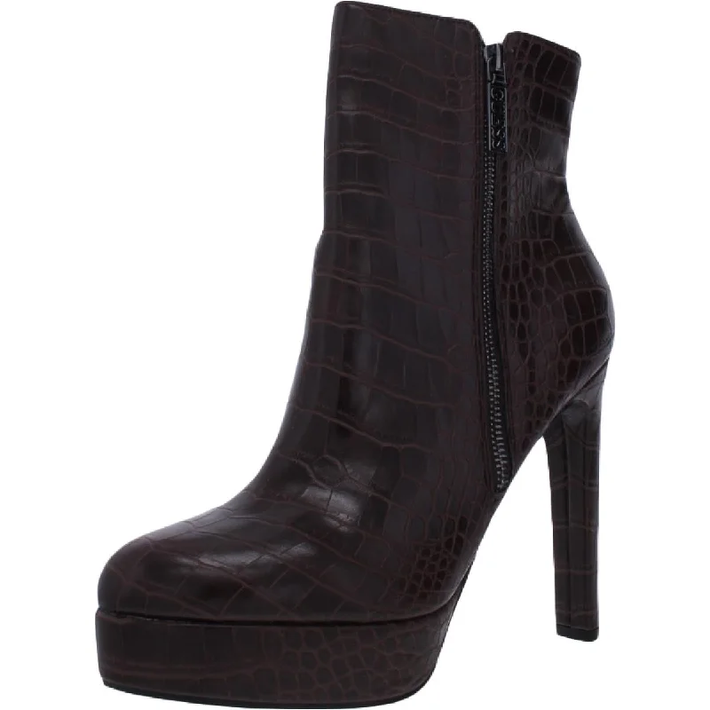 Crazy Discounts, Hurry Up Lapse 2 Womens Faux Leather Platform Ankle Boots