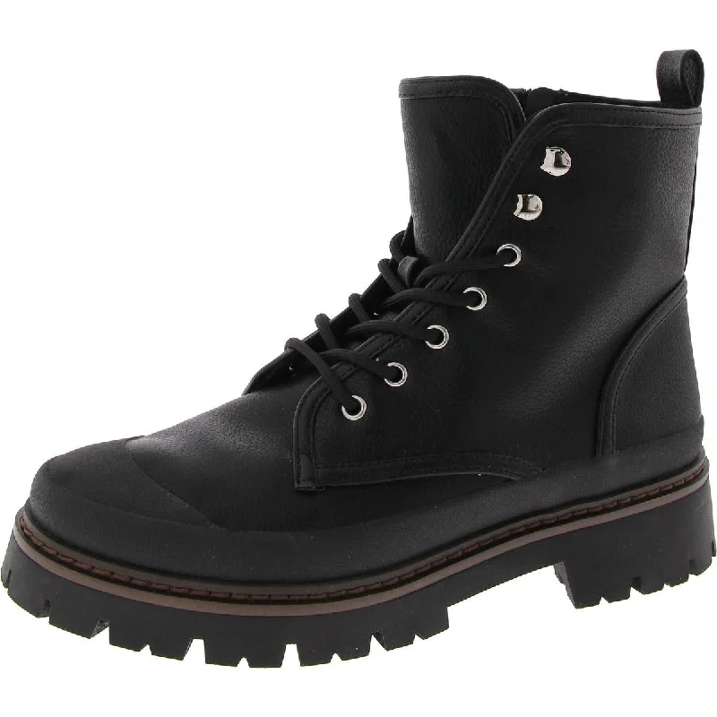 Clearance Event Womens Lace Up Lug Sole Combat & Lace-Up Boots