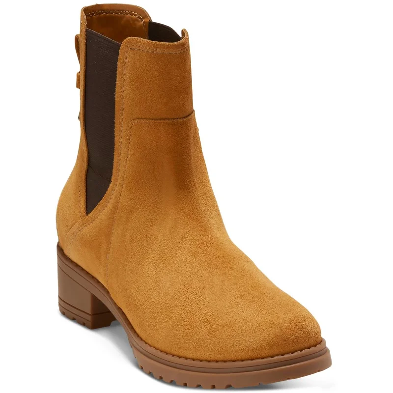 Unleash Your Trendy Side WP Camea Womens Suede Pull-on Chelsea Boots